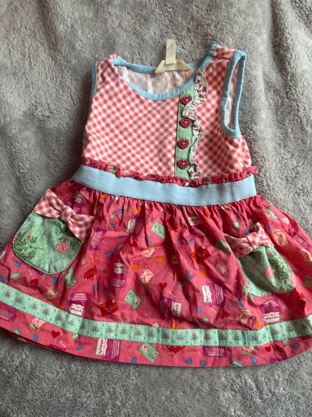 Matilda Jane top or dress hearts valentine size 8